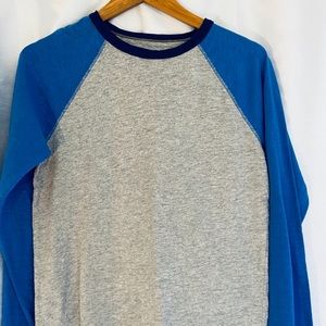 Boden Boys Sz 13-14Y baseball tee, 100% cotton.